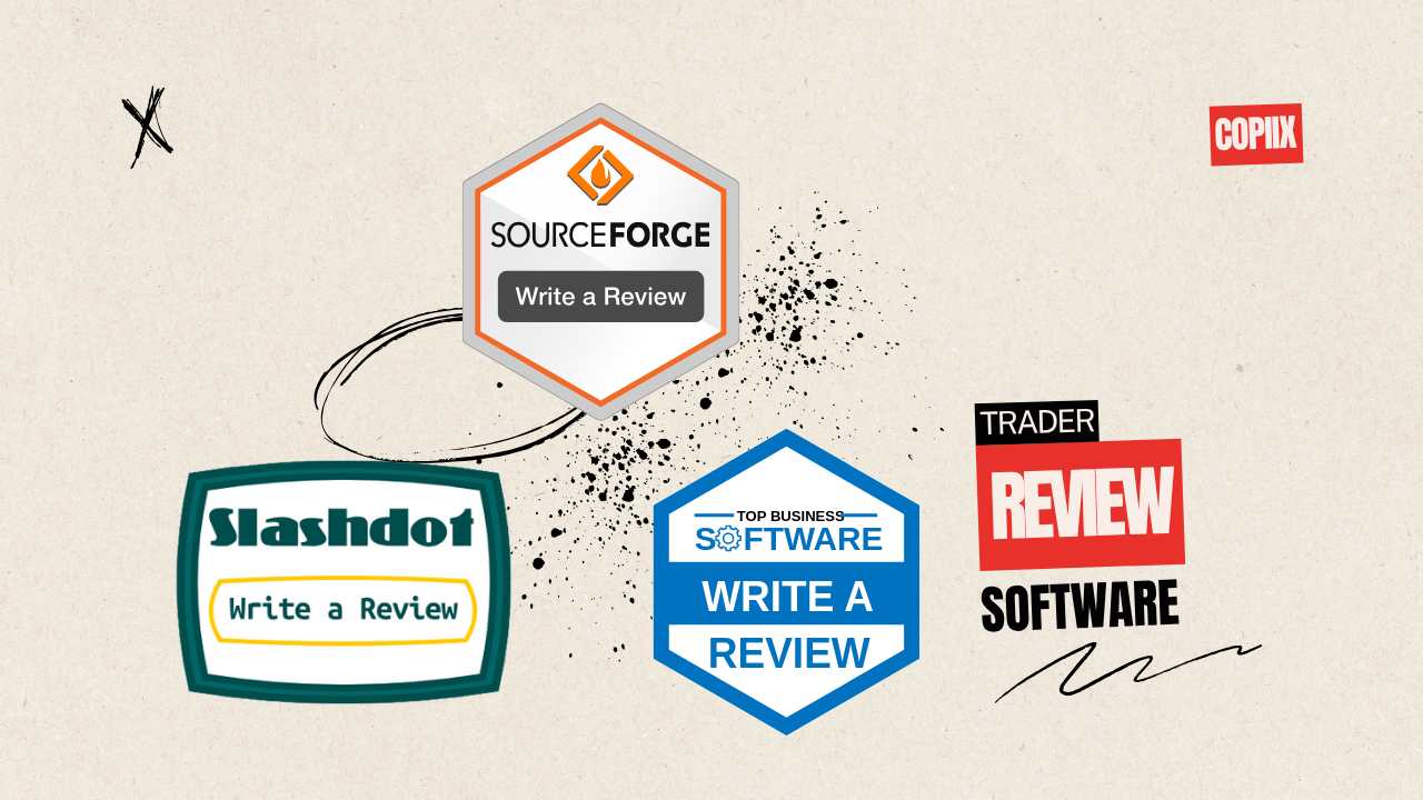 Copiix on SourceForge, Slashdot and Top Business Software